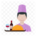 Waiter Avatar Profession Icon