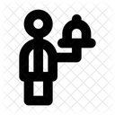 Waiter Restaurant Go Out Icon