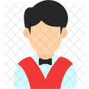 Waiter Restaurant Man Icon
