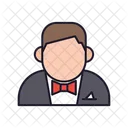 Servant Waiter Man Icon