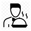 Waiter Restaurant Man Icon