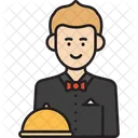 Waiter Male  Icon