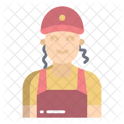 Waiter Woman  Icon