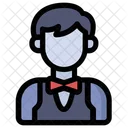 Waiter Male Man Icon