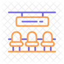 Waiting Hall Railway Station Waiting Room Icon