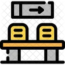 Waiting Room Reception Icon