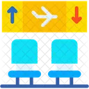 Waiting Room Waiting Area Chair Icon