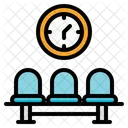 Waiting Room Seats Arrival Icon