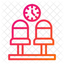 Waiting Room Seats Lounge Icon