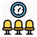 Waiting Room Seats Arrival Icon