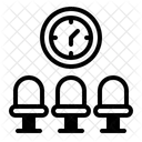 Waiting Room Seats Arrival Icon