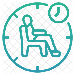 Waiting Time Icon - Download in Gradient Style