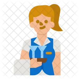 Waitress  Icon