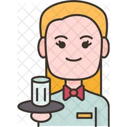 Waitress  Icon