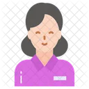 Waitress Avatar Professional Icon