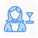 Waitress Avatar Woman Icon