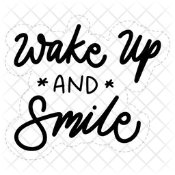 Wake up and smile  Icon