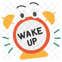 Wake Up Alarm Clock Timer Icon