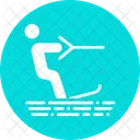 Wakeboarden Surfen Wasser Symbol