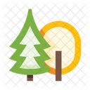 Wald Baume Holz Symbol