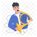 Waldhorn Horn Musician Horn Player アイコン