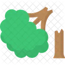Waldzerstorung Abholzung Umweltschaden Symbol