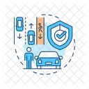 Walk Facing Oncoming Traffic Walk Road Icon