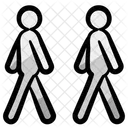 Pedestrians Hikers Walkers Icon