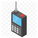 Walkie Talkie Handheld Transceiver Military Communication Icon