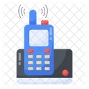 휴대용 전화기 무선 전화기 워키토키 아이콘