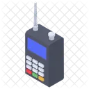 Walkie Talkie Drahtloses Mobiltelefon Transceiver Icon