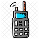 Walkie Talkie Da Policia Dispositivo De Comunicacao Walkie Talkie Ícone