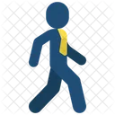 Walking Business Person Icon