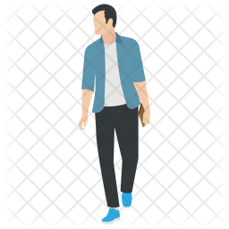 Walking Guy Icon