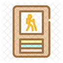 Nordic Walking Trail Icon