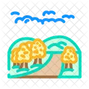 Walking Path Slow Icon