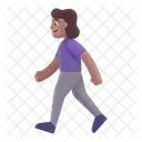 Walking Color Medium Icon