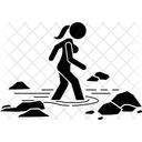 Walking In Water  Icon