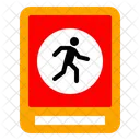 Walking Icon Signage Icon