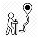 Walking Path Icon