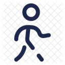 Walking Round People Man Icon