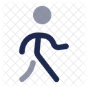 Walking Round People Man Icon
