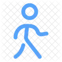 Walking Round People Man Icon