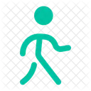 Walking Round People Man Icon