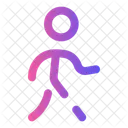 Walking Round People Man Icon