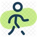 Walking Round People Man Icon