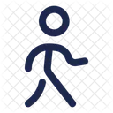 Walking Round People Man Icon