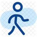 Walking Round People Man Icon