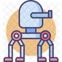Walking Turret Turret Robot Icon