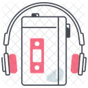 Walkman Music Device Icon